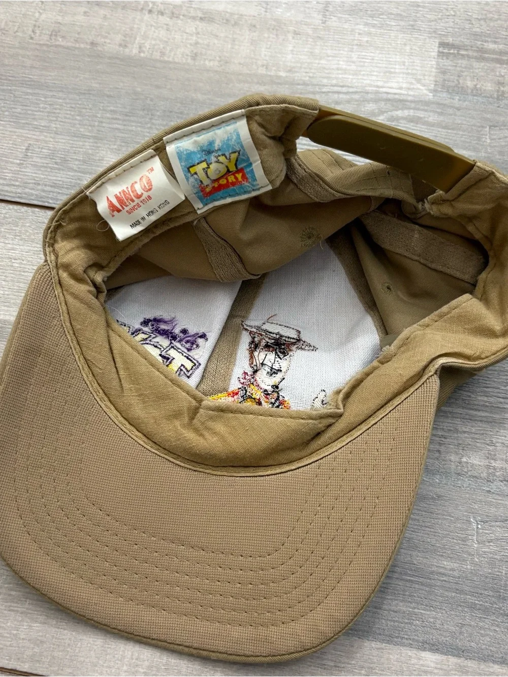 Vintage Annco Disney Toy Story Woody Andy Youth Snapback Cap Hat 90s Embroidered
